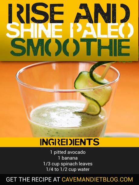 Paleo Breakfast: Rise and Shine Paleo Smoothie Recipe Paleo Breakfast: Rise & Shine Paleo Smoothie Recipe Image with Ingredients