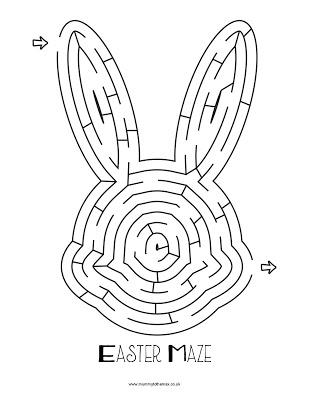 Easter Week - Easter Maze & Free Printable