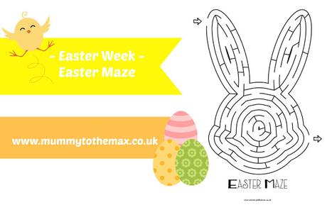 Easter Week - Easter Maze & Free Printable