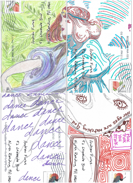 Post Card Art Project – Words and Pictures Group 11