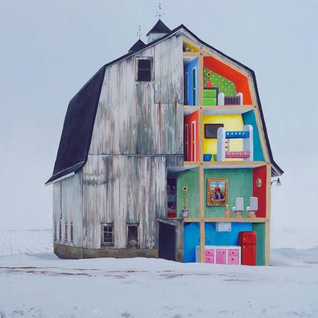 Abandoned Dollhouses Paintings by Andrew McIntosh