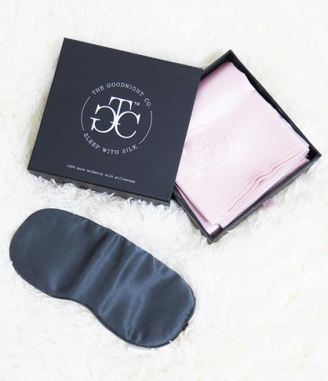 the goodnight co 100% Mulberry Silk Eye Mask pillow case silk bedding review