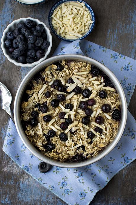 Blueberry Baked Oats