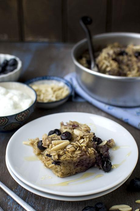 Blueberry Baked Oats