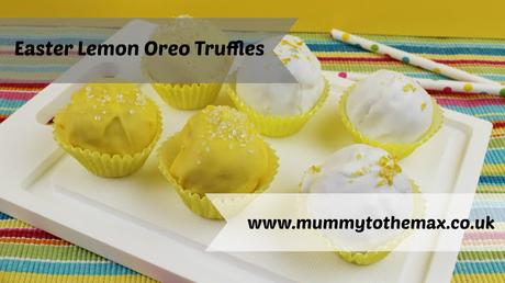 Easter Lemon Oreo Truffles