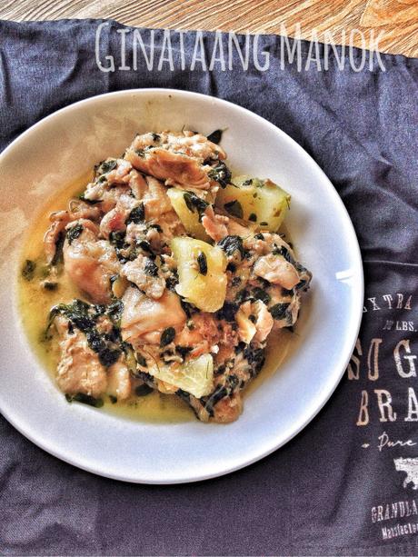 My Kitchen Project: Ginataang Manok (Chicken in Coconut Cream) With Papaya and Malunggay