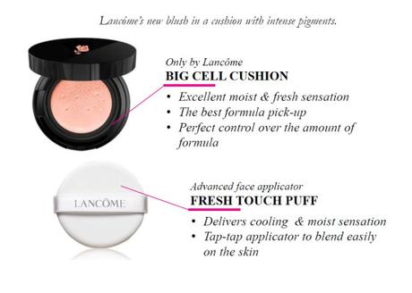 Lancome Cushion Blush Subtil product infor