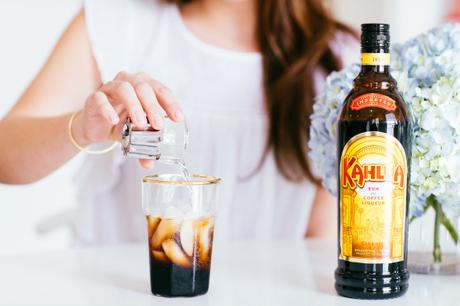 Stylish White Russian Dallas Blogger Amy Havins of Dallas Wardrobe shares a cocktail recipe with Kahlua.
