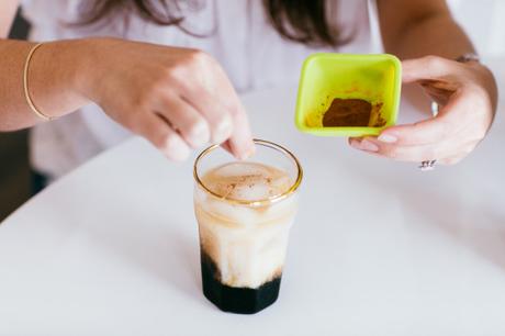 Stylish White Russian Dallas Blogger Amy Havins of Dallas Wardrobe shares a cocktail recipe with Kahlua.