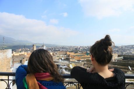 Morocco’s Best City: Is it Fez or Marrakech? The view from our rooftop terrace