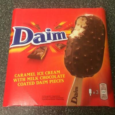 Today's Review: Daim Ice Creams