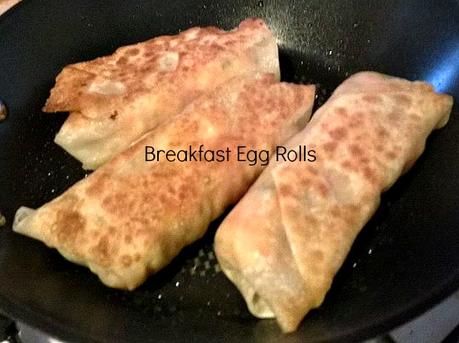 scrambled egg egg rolls