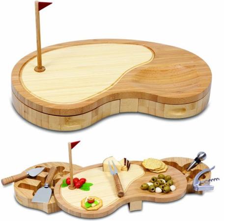 Golf Cheese Board and Tool Set