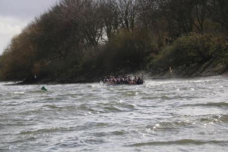 Morgan's incredibly bold line, keeping Oxford out of the choppy water. Pic by Ian Howell.