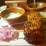 Grilled Corn with Peruvian sauce