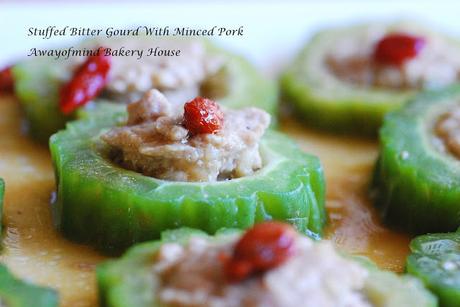 Stuffed Bitter Gourd with Minced Pork Stuffed Bitter Gourd with Minced Pork