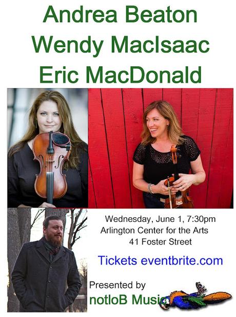 Andrea Beaton, Wendy MacIsaac and Eric MacDonald - Tickets on Sale 4/10