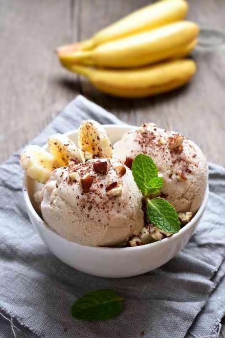 Banana Chocolate Chunk Frozen Yogurt (or “Ice Cream”!)