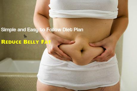Simple and Easy to Follow Diet Plan to Reduce Belly Fat - Paperblog