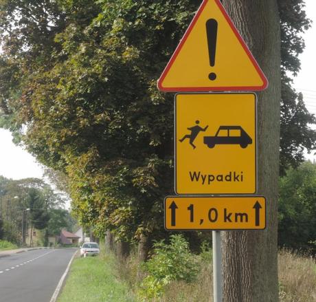 Una de esas graciosas señales polacas