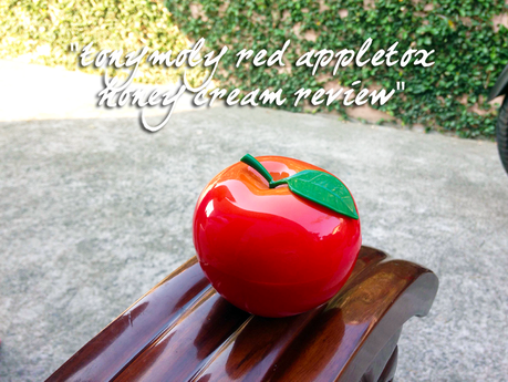 TonyMoly Red Appletox Honey Cream Review TonyMoly Red Appletox Honey Cream Review