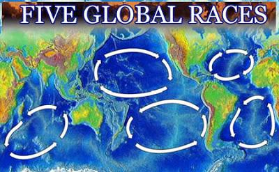 Ancient Human History - Five Global Races - species evolution via maritime trade routes