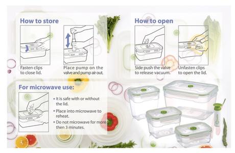 Product Review – Nestable Food Storage Vacuum Containers