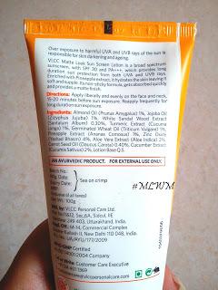 VLCC Matte Look Sunscreen with SPF 30 PA+++ Review!! VLCC Matte Look Sunscreen with SPF 30 PA+++ Review!!