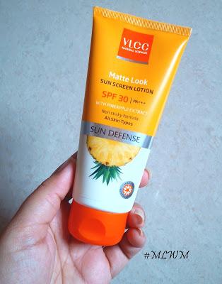 VLCC Matte Look Sunscreen with SPF 30 PA+++ Review!! VLCC Matte Look Sunscreen with SPF 30 PA+++ Review!!