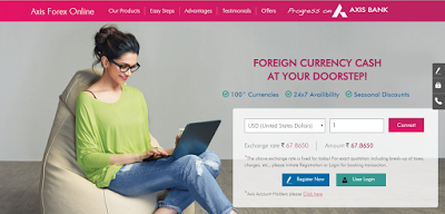 AxisForexOnline by Axis Bank for Complete Retail Forex Solution