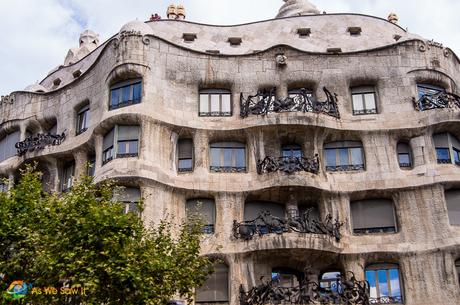 Details of Case Mila in Barcelona by Gaudi