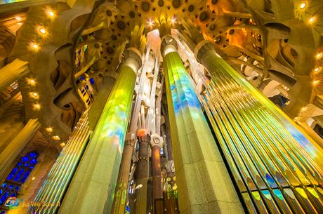 Inside the Sagrada de Familia