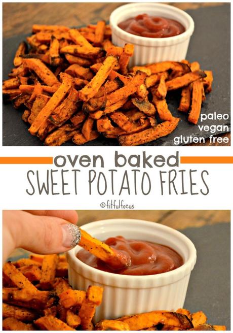 Oven Baked Sweet Potato Fries {paleo, vegan, gluten free}