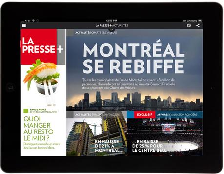 La Presse+: where the tablet succeeds