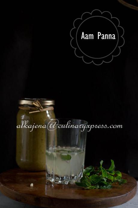 Aam Panna Recipe, How to make Aam Panna preserve for the summer