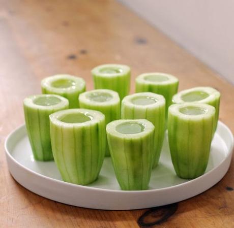 Top 10 Drinks Up Recipes For Edible Shot Glasses Cucumber Edible Shot Glass