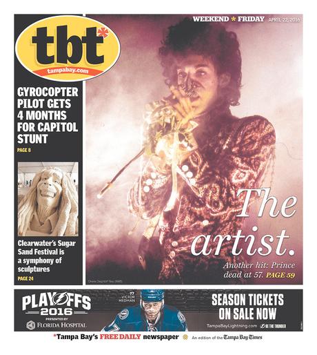 Prince: and the front pages around the world