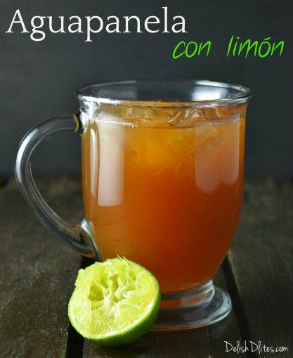 Aguapanela con Limón (Sugarcane Lime Drink)