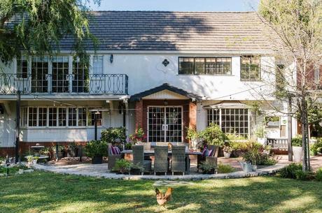 Tiffani Thiessen's inviting modern Tudor home Tiffani Thiessen's inviting modern Tudor home