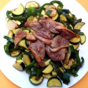 Pan-Fried Duck Breast with Low-Carb Green Veggies