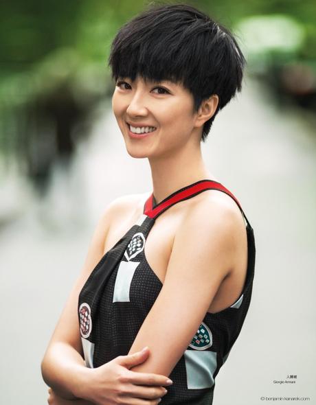 Actress Gwei Lun-Mei photographed by Benjamin Kanarek for ELLE Actress Gwei Lun-Mei in Armani © Benjamin Kanarek