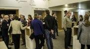 Invited guests mingling at a reception held prior to Dr. Lubchenco's talk.