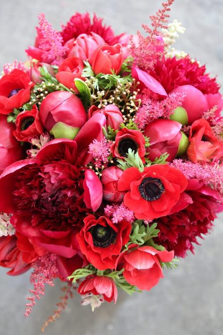 Red Bridal Bouquet Red Bridal Bouquet