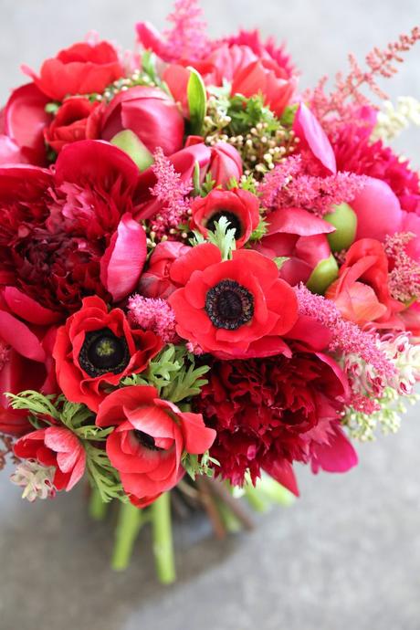 Red Bridal Bouquet Red Bridal Bouquet