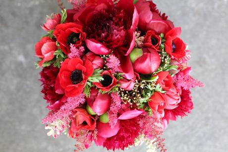 Red Bridal Bouquet Red Bridal Bouquet