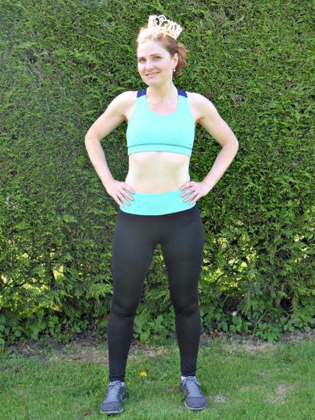 Queen B Athletics – Girl on the River joins the Royal Family Sammy Sports Bra and Daisy Dee leggings. And crown, obviously.