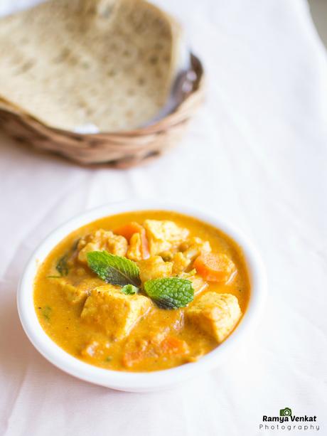mixed veg kurma - mixed vegetable curry