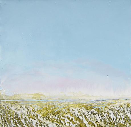 ARTmonday: 10 Pieces from Art in Giving Abstract Landscape Encaustic By Ruth LaGue