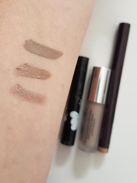 Rouge Bunny Rouge Atlas Swallowtail, Bare Minerals Elegant Taupe, Larura Mercier Grey Pearl Top Three Tuesday: My Favourite Cream Eyeshadows