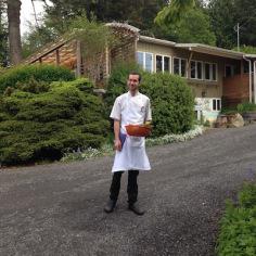 WillowsInnRoadForaging Roadside Forager. | Willows Inn on Lummi Island.